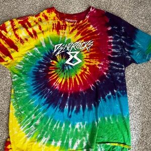 Zeds Dead Deadrocks 8 2022 red rocks tie dye t shirt